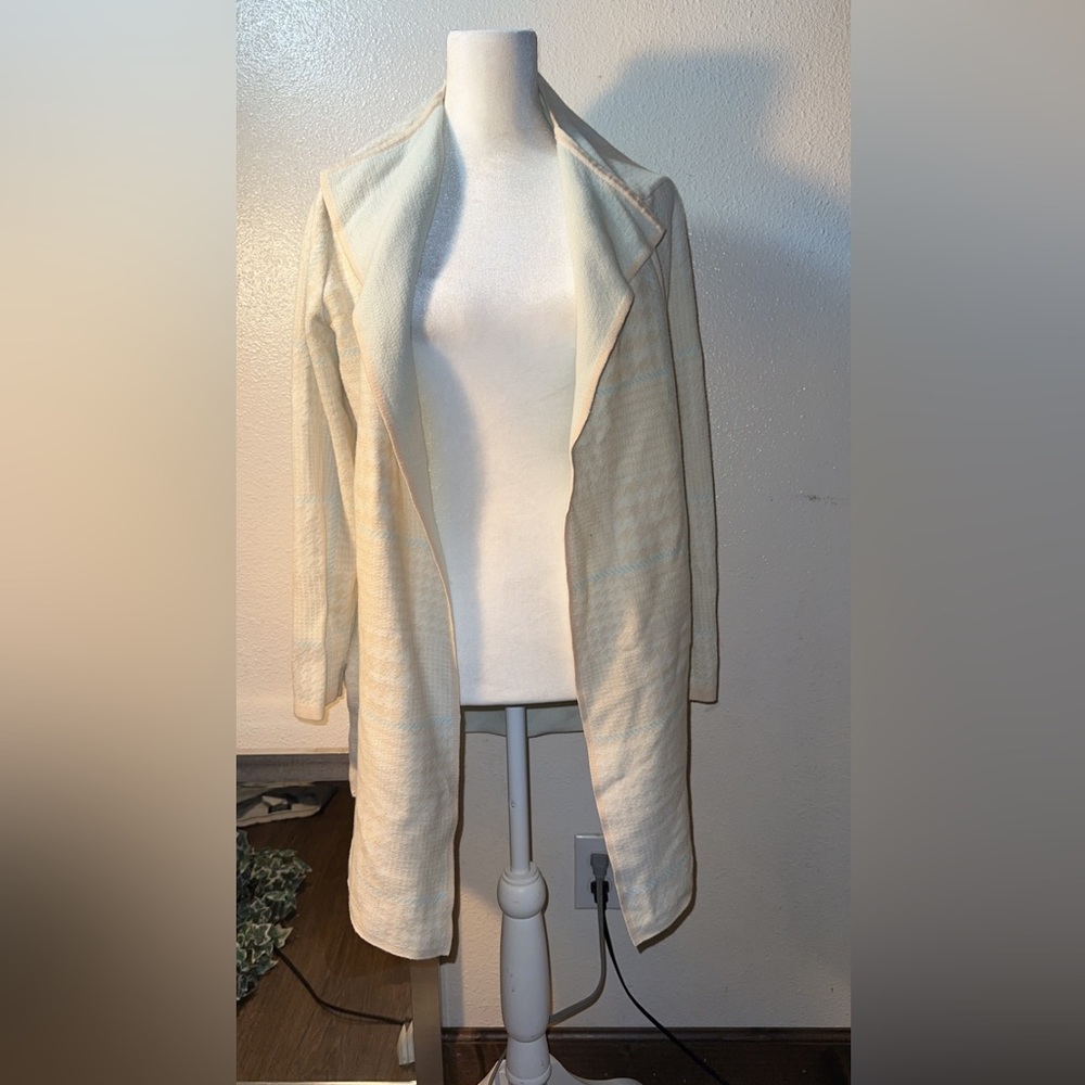 Anne Klein Stripe Open Cardigan
Cream size large - Picture 6 of 16